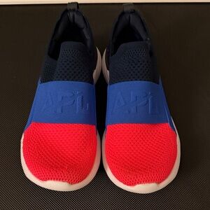 APL Womens Techloom Sneakers in Bright Pink and Blue